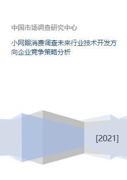 小网眼消费调查未来行业技术开发方向企业竞争策略分析